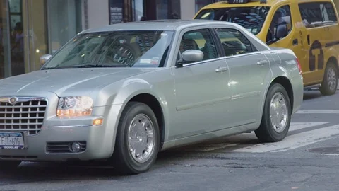 NYC Cr driving past Stock Footage 106058877