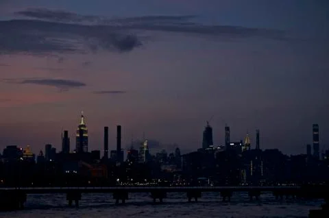 NYC DAWN Stockfoto's
