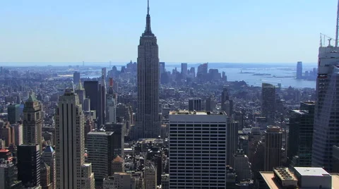 NYC Downtown Manhattan Stock Footage 40712002