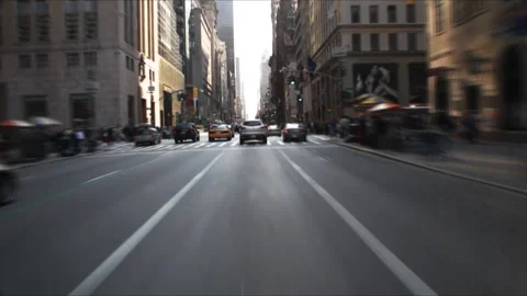 NYC Driving at day time Stock Footage 243490676