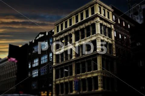 NYC Dusk Stock Photos