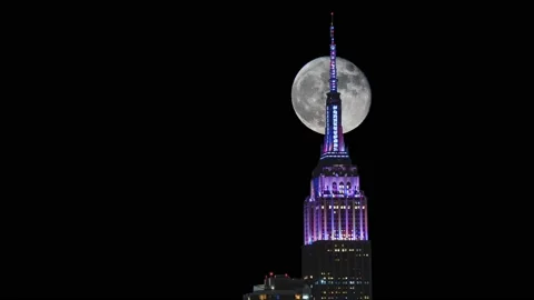 NYC Empire State Building Time Lapse 2020 Видео 140593910