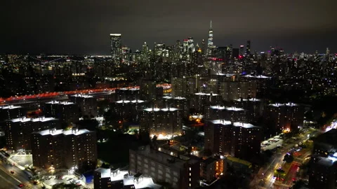NYC establishing shot Stock Footage 218305761
