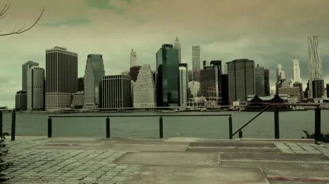 NYC Financial District Stockbeeldmateriaal 8851653