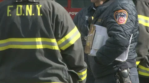 NYC Fire Dep (1 of 8) Stock Footage 35795570