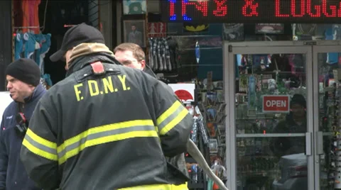 NYC Fire Dep (3 of 8) Stock Footage 35795541