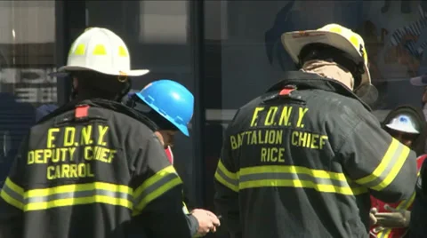 NYC Fire Dep (4 of 8) Video stock 35795421
