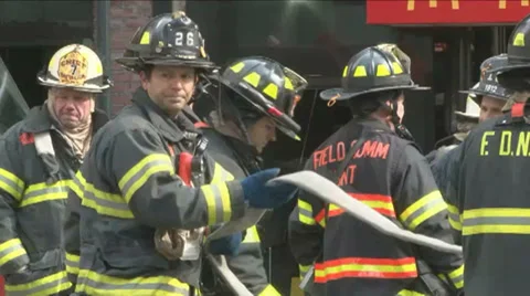 NYC Fire Dep (6 of 8) Stock Footage 35795379