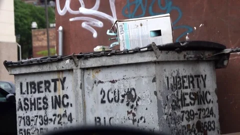 NYC Garbage Stock Footage