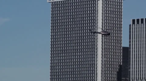 NYC helicopter Stock Footage 24948206