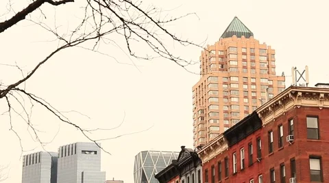 NYC Hell's Kitchen or Clinton Stock Footage 56086342