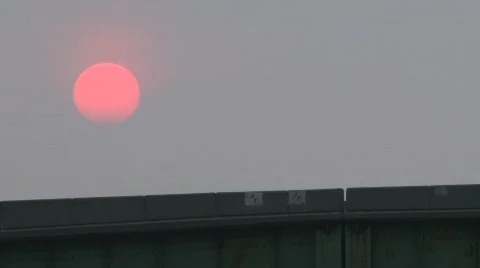 NYC highway sun Stock Footage 649596