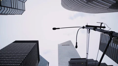 NYC Look up - buildings Video stock 129056030