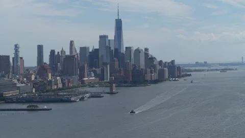 NYC Manhattan Hudson River 41 Stock Footage 276943390