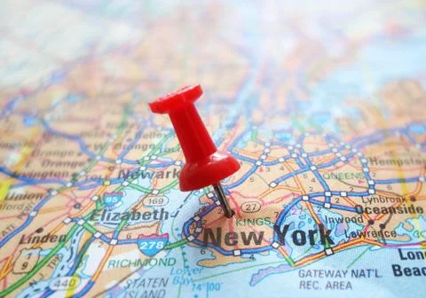 Nyc map Stock Photos