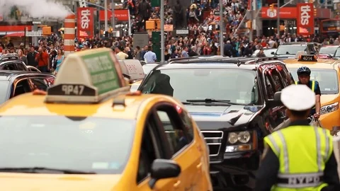 NYC NEW YORK CITY Times Square Stock Footage