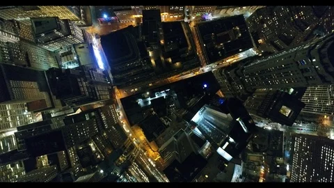 NYC-at-night-2 Video stock 128843294