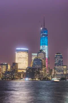 NYC at Night Stock Photos