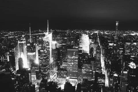 NYC Night Stock-Fotos