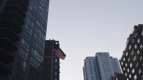 NYC Pan of buildings Stock Footage 106061121