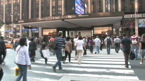 NYC Penn Station Stock Footage 270460