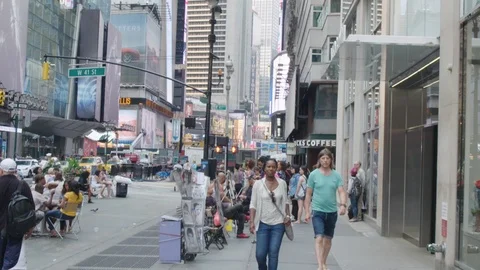 NYC People walking  Stock Footage 106064977