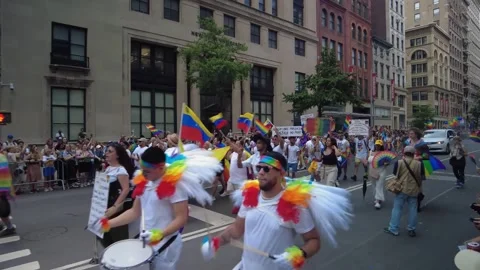 The NYC Pride March. Stock-Footage 245047251