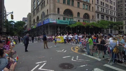 The NYC Pride March. Stock-Footage 245047277
