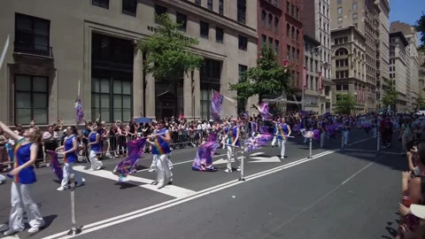 The NYC Pride March. Stock-Footage 245047280