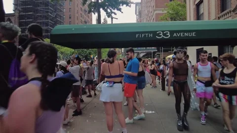 The NYC Pride March. Stock-Footage 245132493