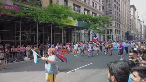 The NYC Pride March. Stock-Footage 245132494