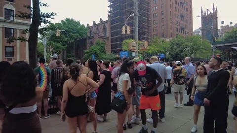 The NYC Pride March. Stock-Footage 245132500