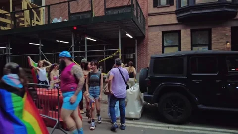 The NYC Pride March. Stock-Footage 245132509
