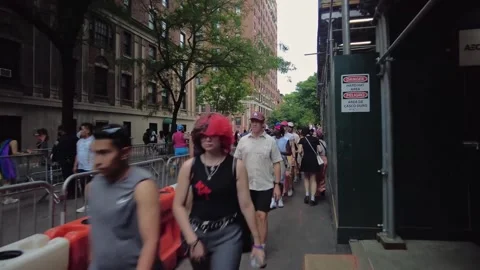 The NYC Pride March. Stock-Footage 245132511