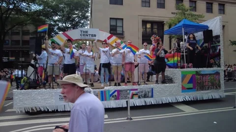 The NYC Pride March. Stock-Footage 245132520