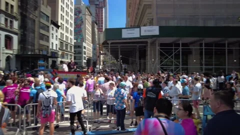 The NYC Pride March Stock Footage 247232868