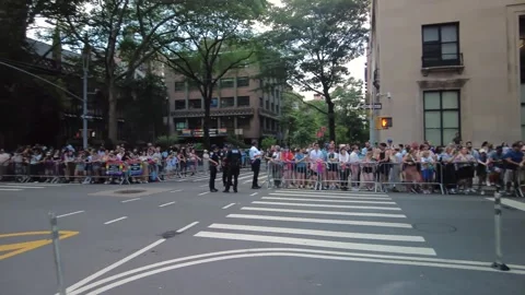 The NYC Pride March Stock Footage 247232887