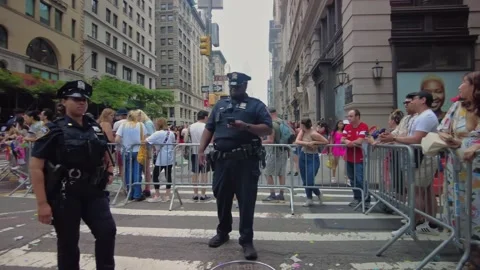 The NYC Pride March Stock Footage 251755472