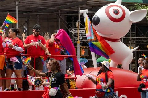 The NYC Pride March Stock-Fotos
