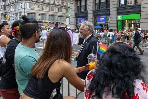 The NYC Pride March Stock Photos