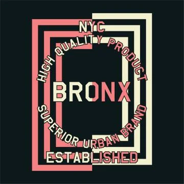 Nyc quality product bronx Illustrazione stock