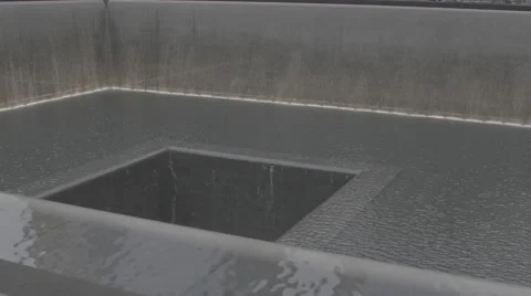 NYC Reflecting Pool Stock Footage 61157673