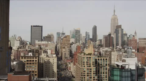 NYC Rooftop Stock Footage 25856627