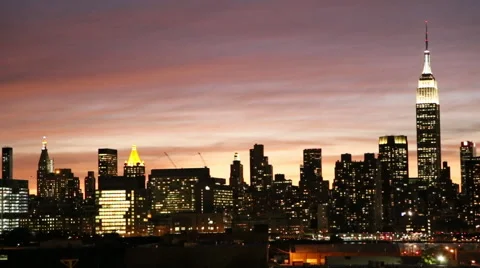 NYC Skyline from Brooklyn Video stock 41508250