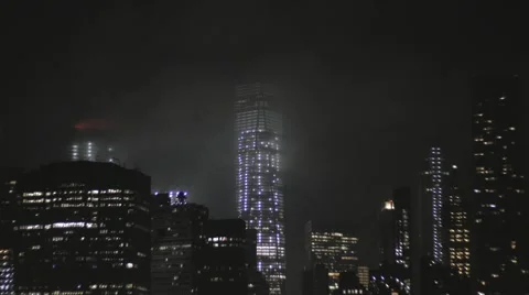 NYC Skyline close up Stock Footage 58910998