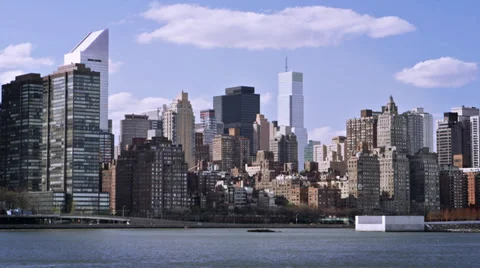 NYC-skyline east side Video stock 37291002