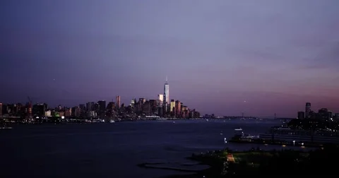 NYC Skyline Stock Footage 41830478