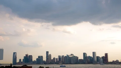 NYC Skyline Stock Footage 90972444