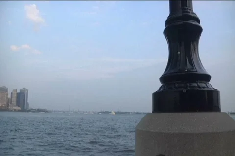 NYC Skyline Pan Stock-Footage 531484
