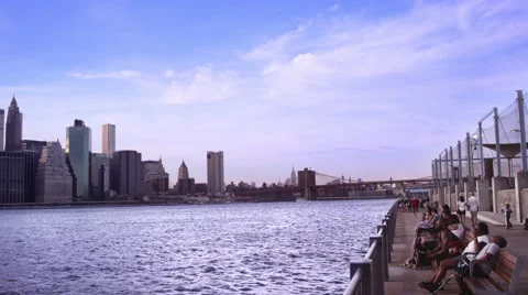 NYC Skyline Pan 動画素材 40084713